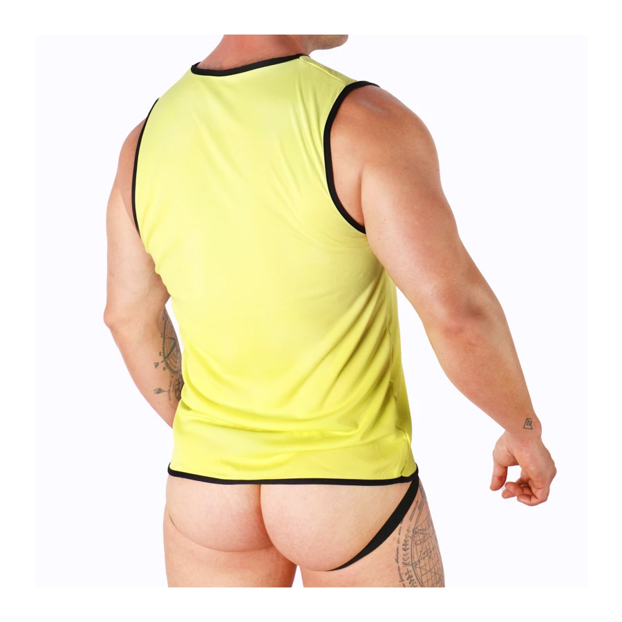 MACHO - T-SHIRT GIALLA L/XL